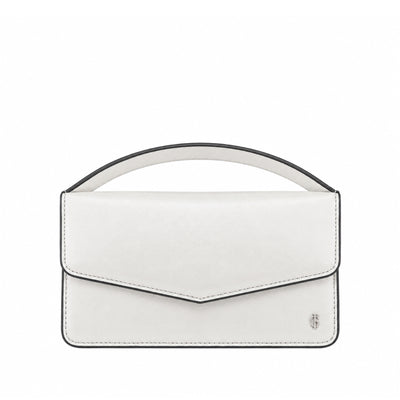 Victoria - Pearl White Micro Hand Bag