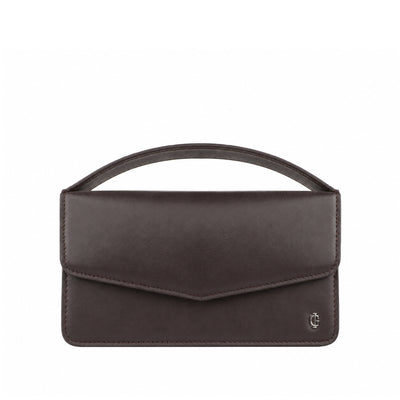 Victoria - Chocolate Brown Micro Hand Bag