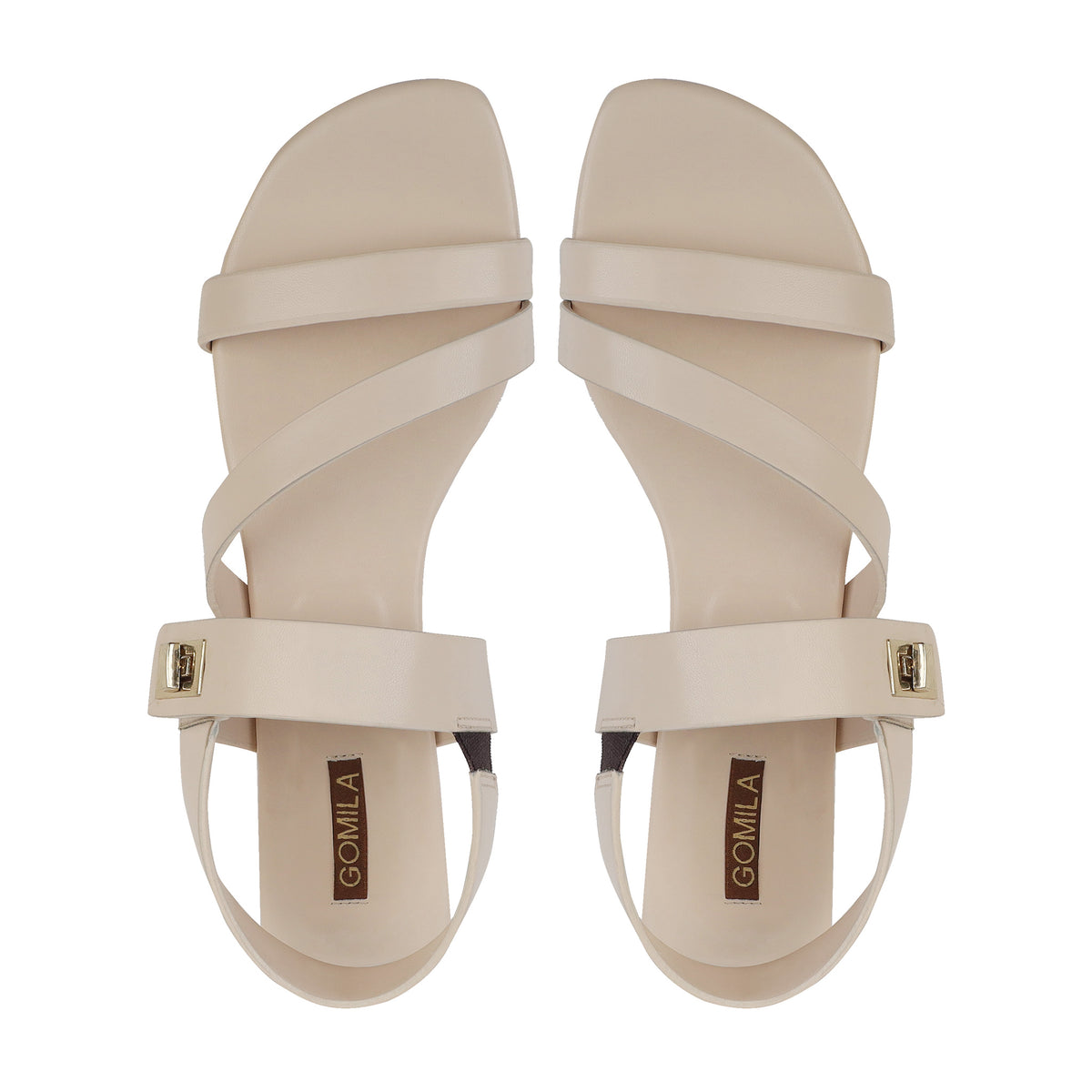 Zoren - Women's Off White Strapped Sandal