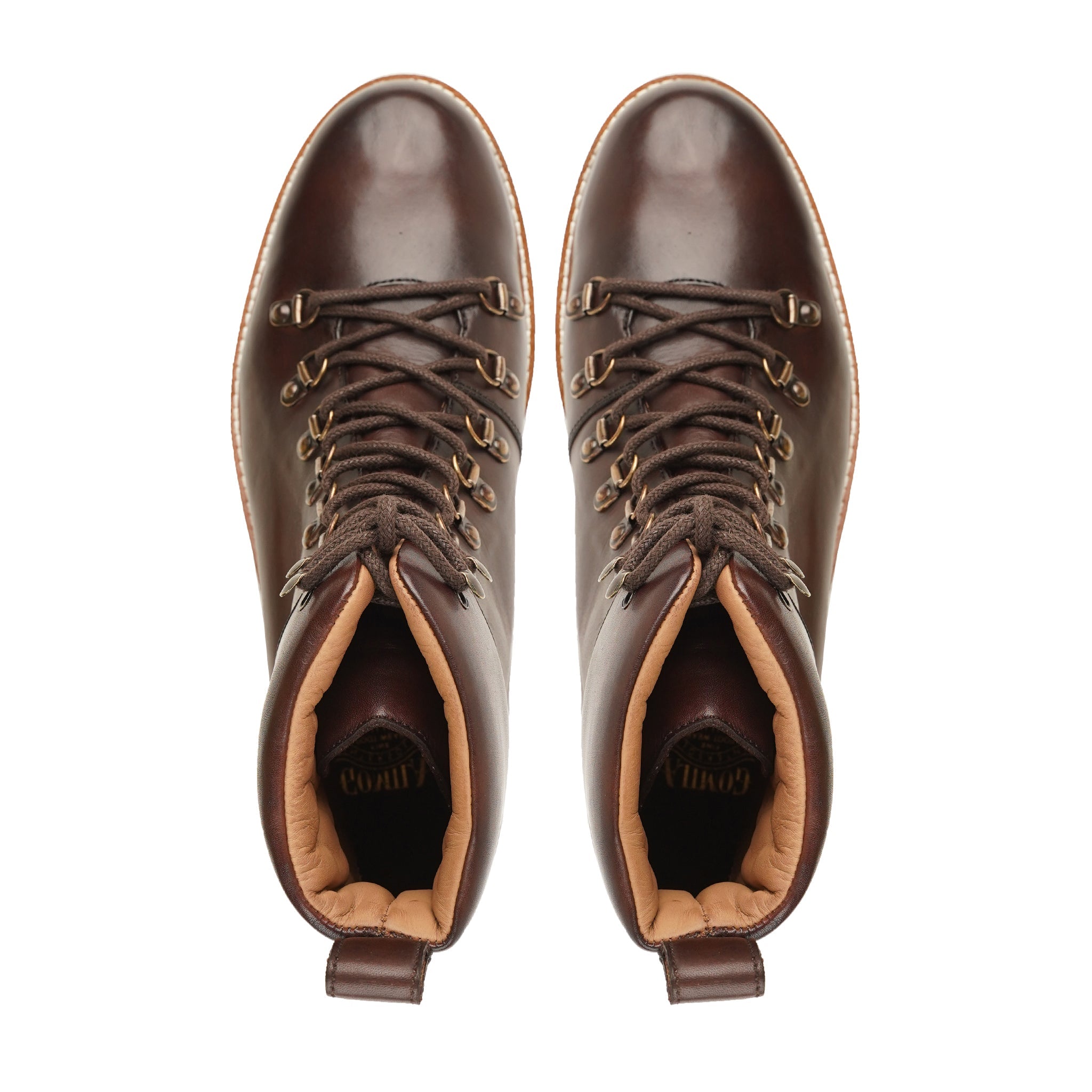 Kingston - Men's Dark Brown Calf Leather Boot