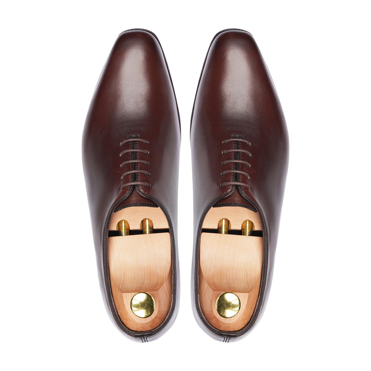 Chicky - Men's Dark Brown Calf Leather Wholecut Shoe