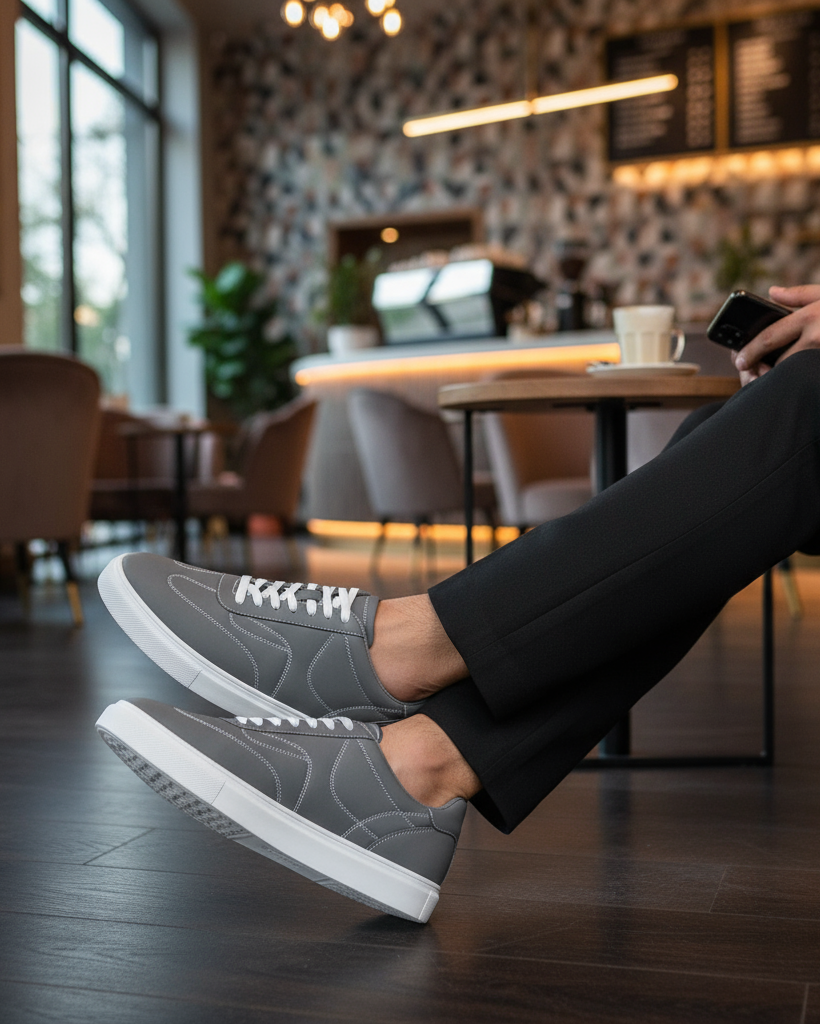 Flexon - Men's Grey Sneaker