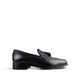 Dubasari - Men's Dark Black Pebble Grain and Hand Woven Calf Leather Loafer