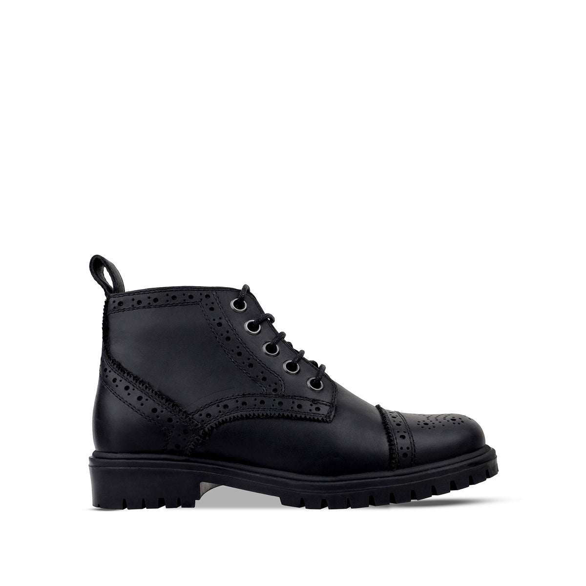Gino - Children’s Black Calf Leather Boot