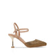Vanessa - Women’s Champagne Rhinestone 90mm Heels