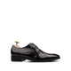Vicente - Men's Black Leather Derby Shoe