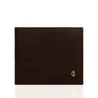 Boget - Dark Brown Pebble Grain Leather Wallet