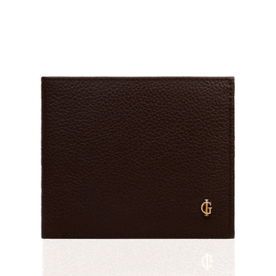 Boget - Dark Brown Pebble Grain Leather Wallet