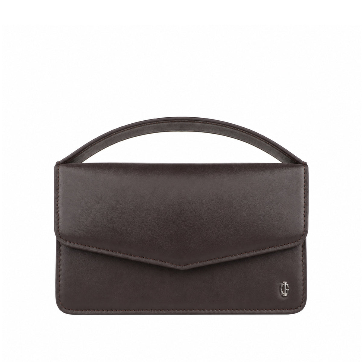 Victoria - Chocolate Brown Micro Hand Bag