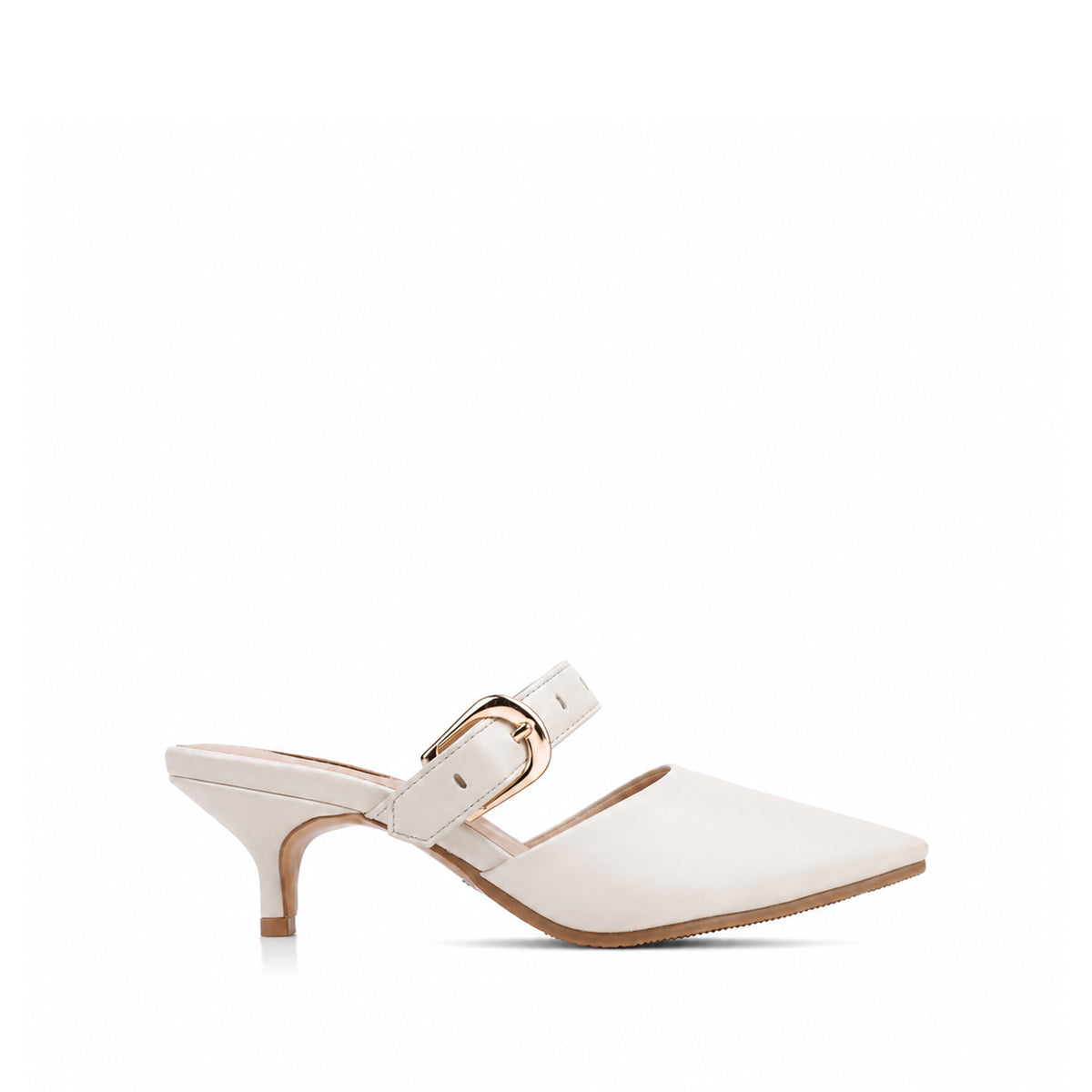 Mila - Women's White 50mm Heel