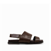 Fidel - Men's Light Brown Calf Leather Sandal