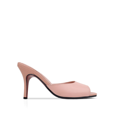 Elira - Women's Pink Faux Leather 90mm Heels