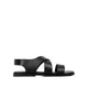 Dante - Men's Black Calf Leather Sandal