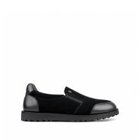 Amador - Men's Black Suede and Milled Leasther Sneaker
