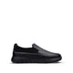 Apollo - Men's Black Milled Leather Sneaker