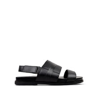 Fidel - Men's Black Calf Leather Sandal