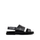 Fidel - Men's Black Calf Leather Sandal