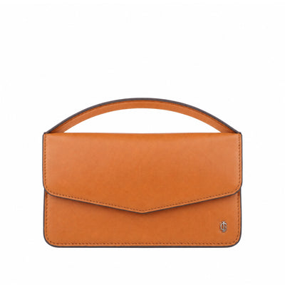 Victoria - Cognac Micro Hand Bag