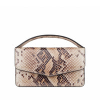Victoria - Snake Brown Print Micro Bag