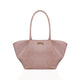 Luvra - Women's Pink Faux Crocodile Leather Bag