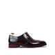 The Townhouse - Men's Oxblood & Green Box Leather Oxford