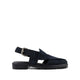 Mariano - Men's Navy Blue Suede Sandal