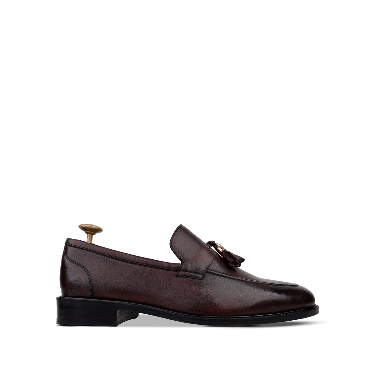 Lukas - Men's Brown Patina Calf Leather Loafer