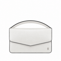Victoria - Pearl White Micro Hand Bag