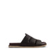 Cozyo - Men's Dark Brown Calf Leather Slipper