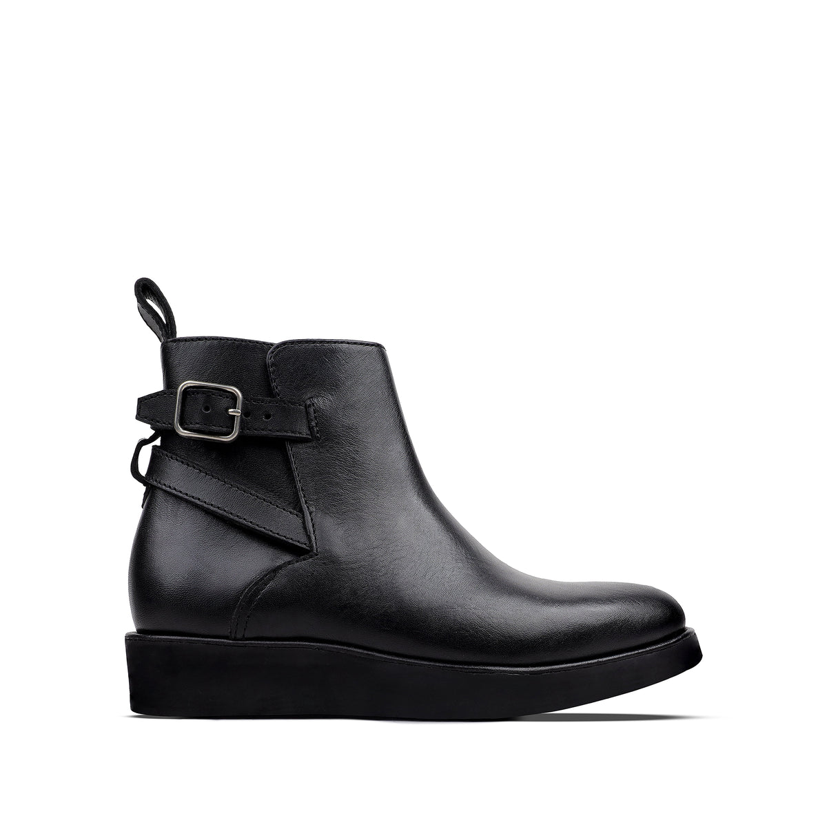 Joey - Children's Black Calf Leather Chelsea