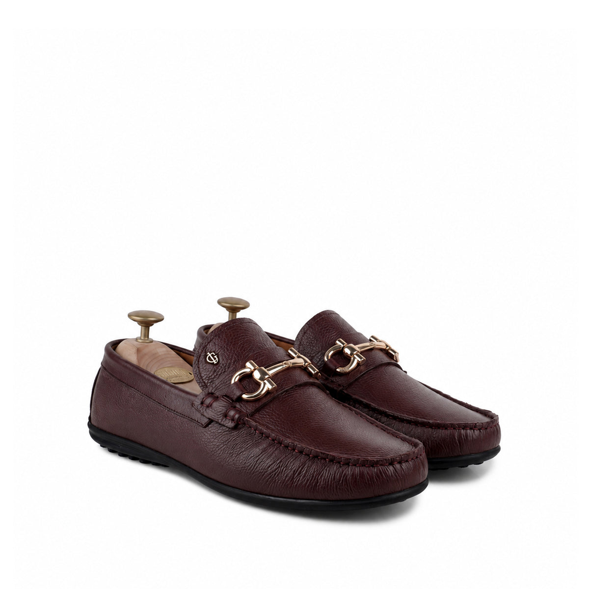 Tex - Men's Oxblood Milled Leather Driver Shoe