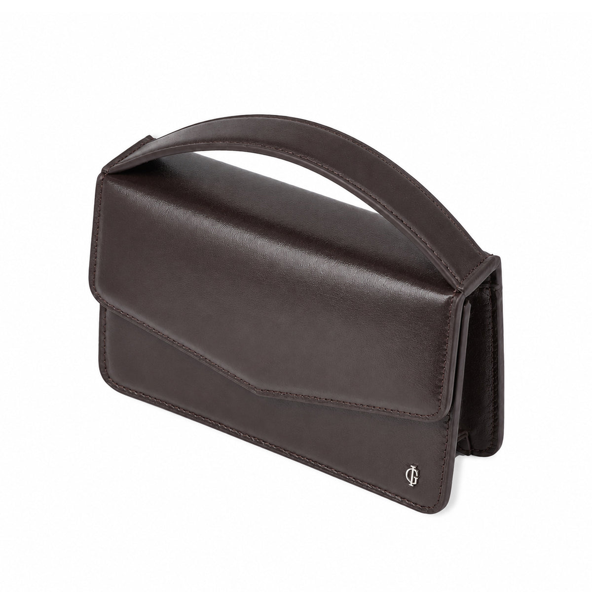 Victoria - Chocolate Brown Micro Hand Bag