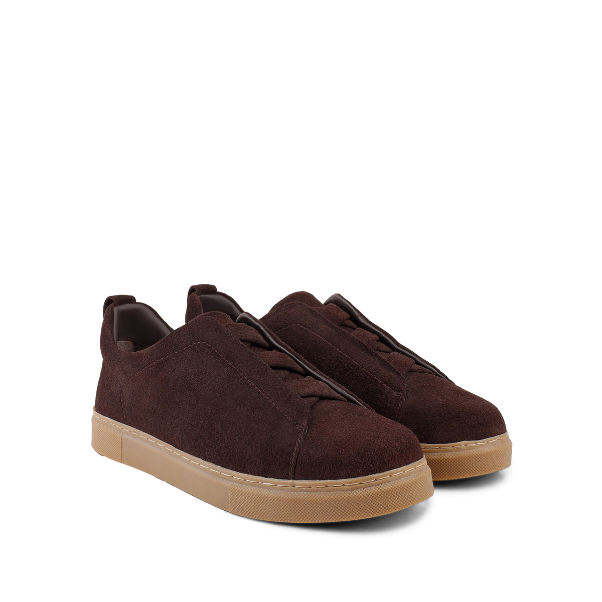 London - Men’s Chocolate Brown Suede Leather Sneaker