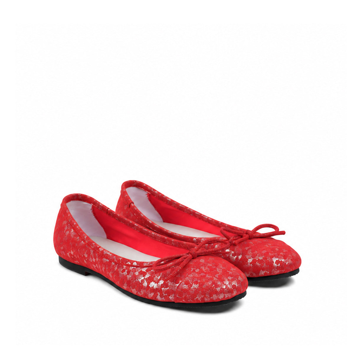 Serelina - Red Fuchsia Leather Pump