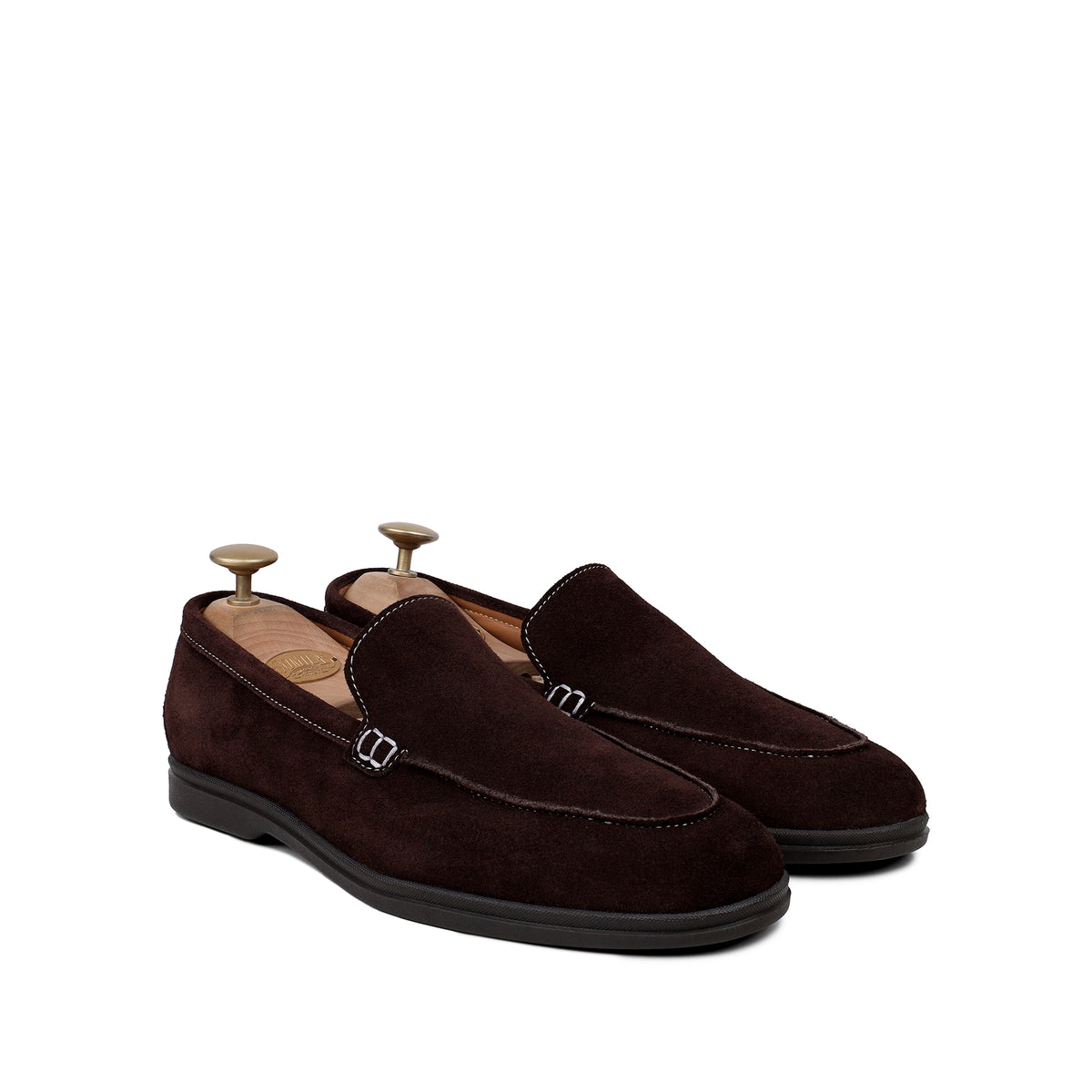 Crest - Men's Chocolate Brown Suede Loafer