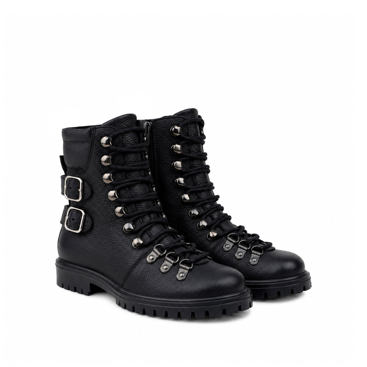 Finn - Children's Black Calf Leather Long Boot