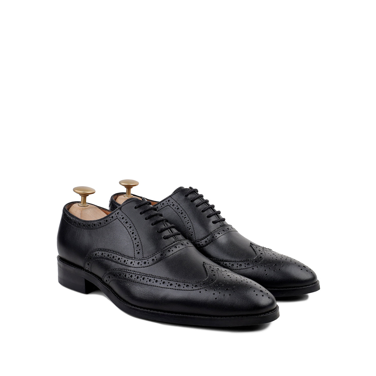 Northa - Men's Black Calf Leather Oxford
