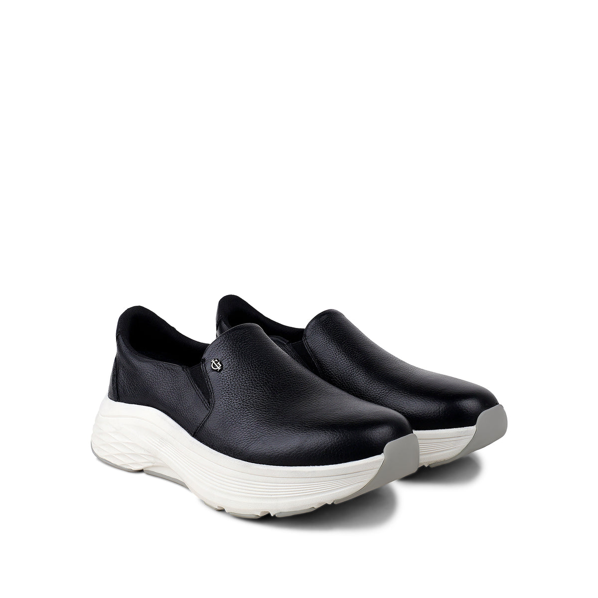 Clark - Men's Black Milled Leather Sneaker