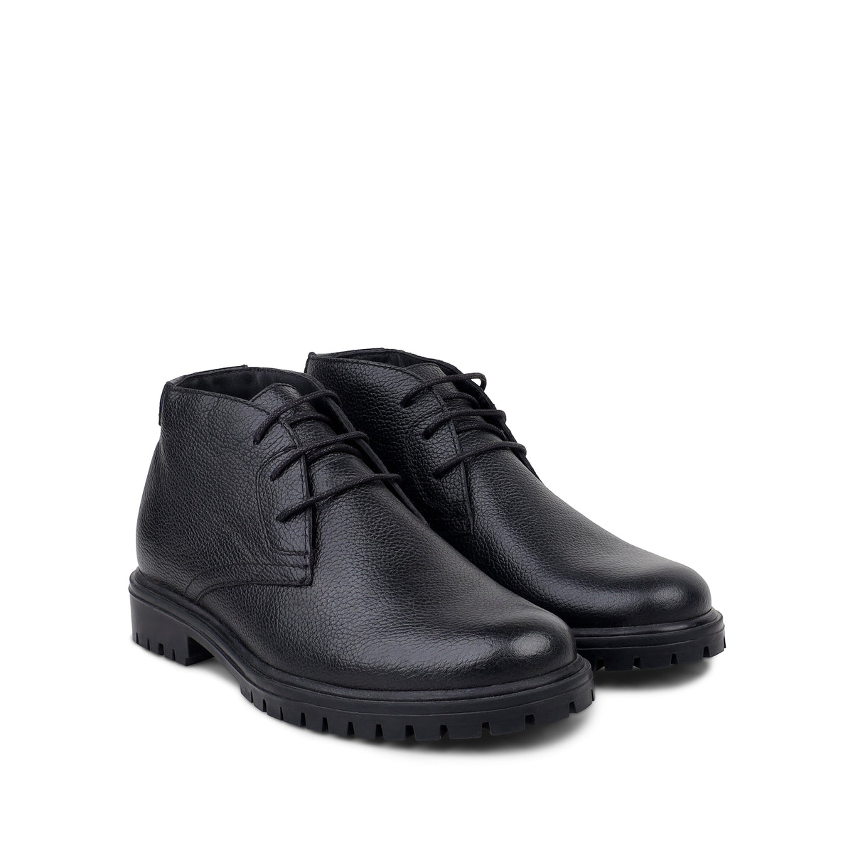 Jake - Children’s Black Milled Leather Boot
