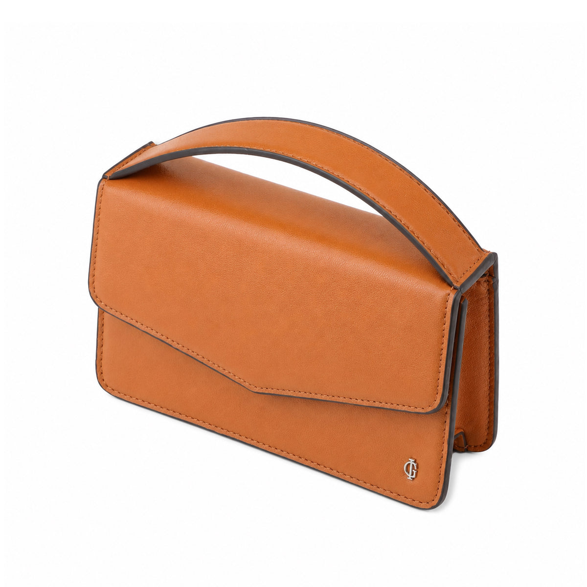 Victoria - Cognac Micro Hand Bag