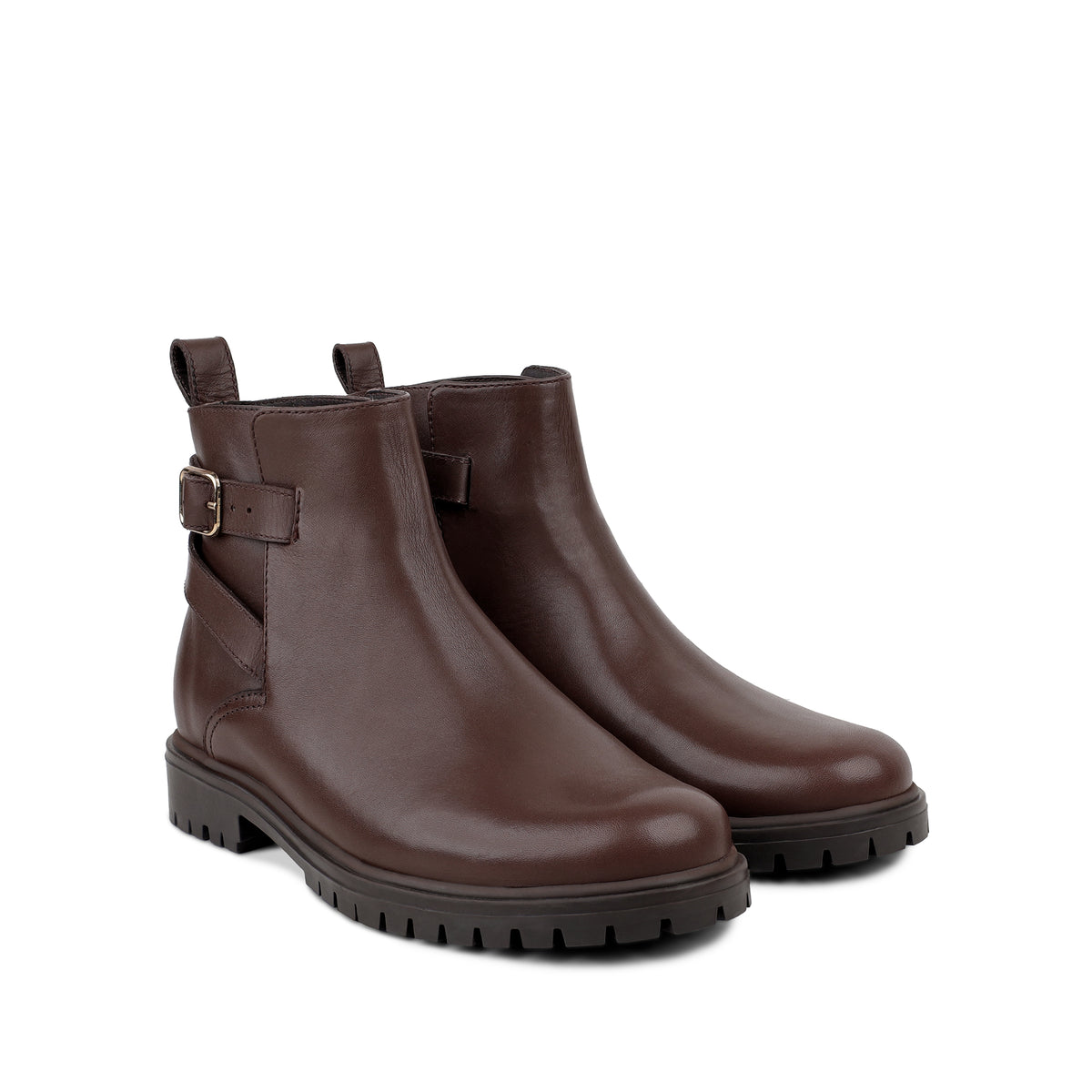 Joey - Children's Light Brown Calf Leather Chelsea