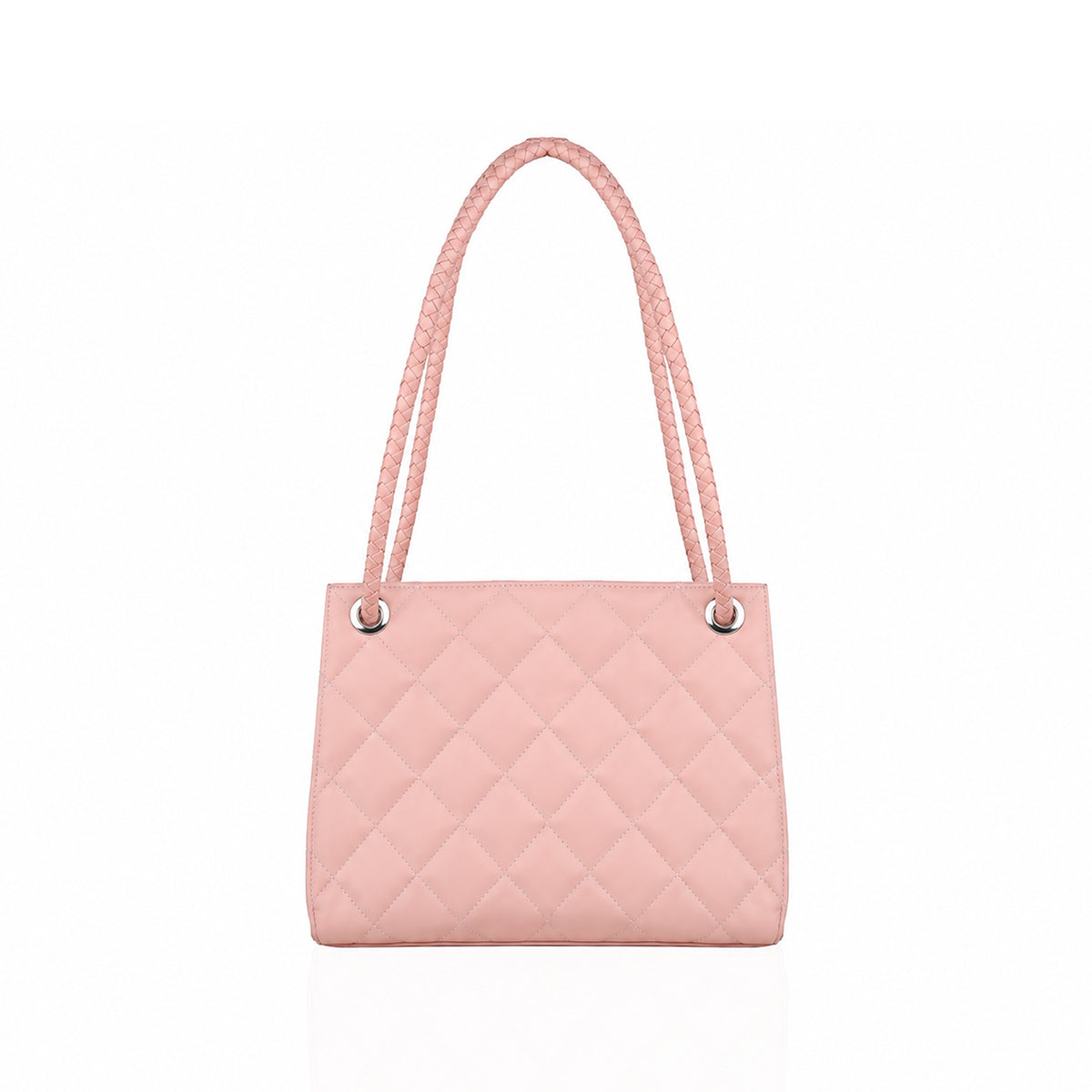 Vivian - Pink Sheepskin Handbag