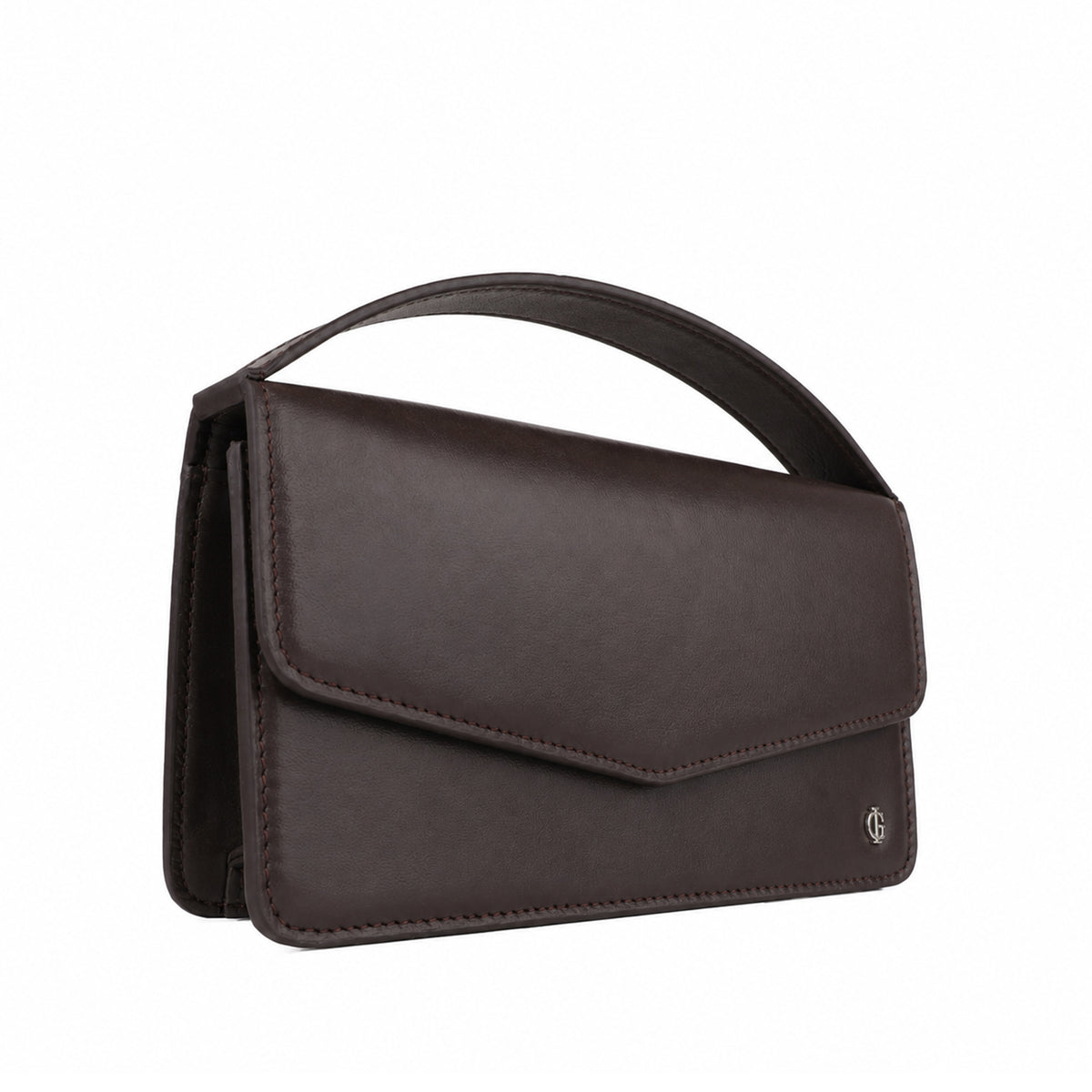 Victoria - Chocolate Brown Micro Hand Bag