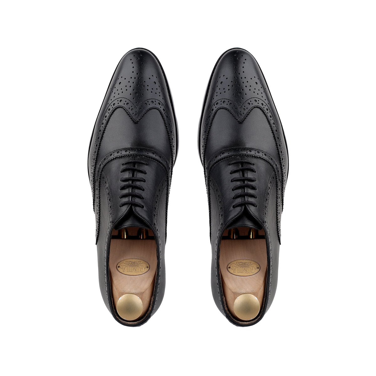Northa - Men's Black Calf Leather Oxford