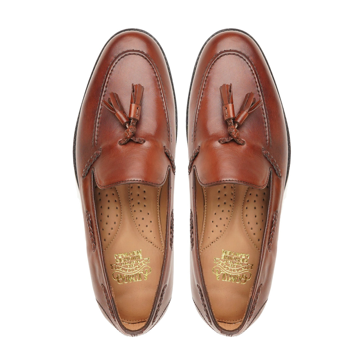 Sondrio - Men's Oxblood Calf Leather Loafer
