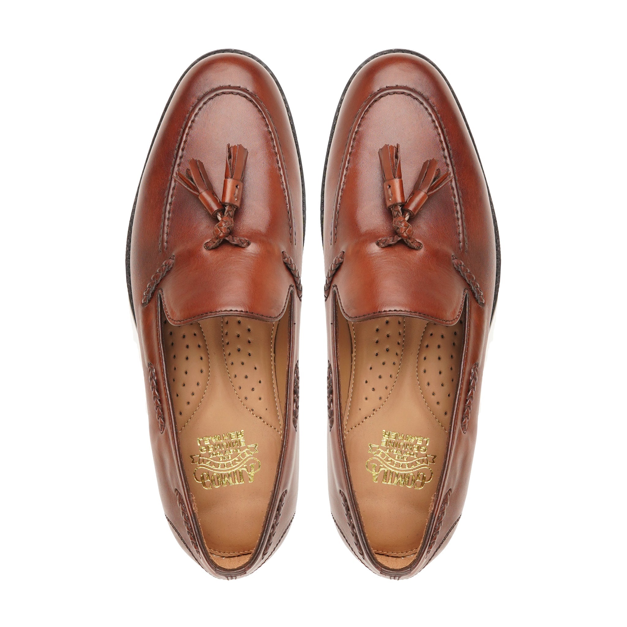 Sondrio - Men's Oxblood Calf Leather Loafer