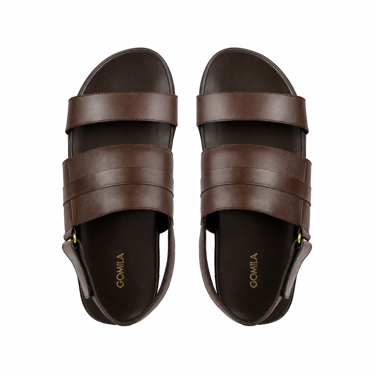 Fidel - Men's Light Brown Calf Leather Sandal