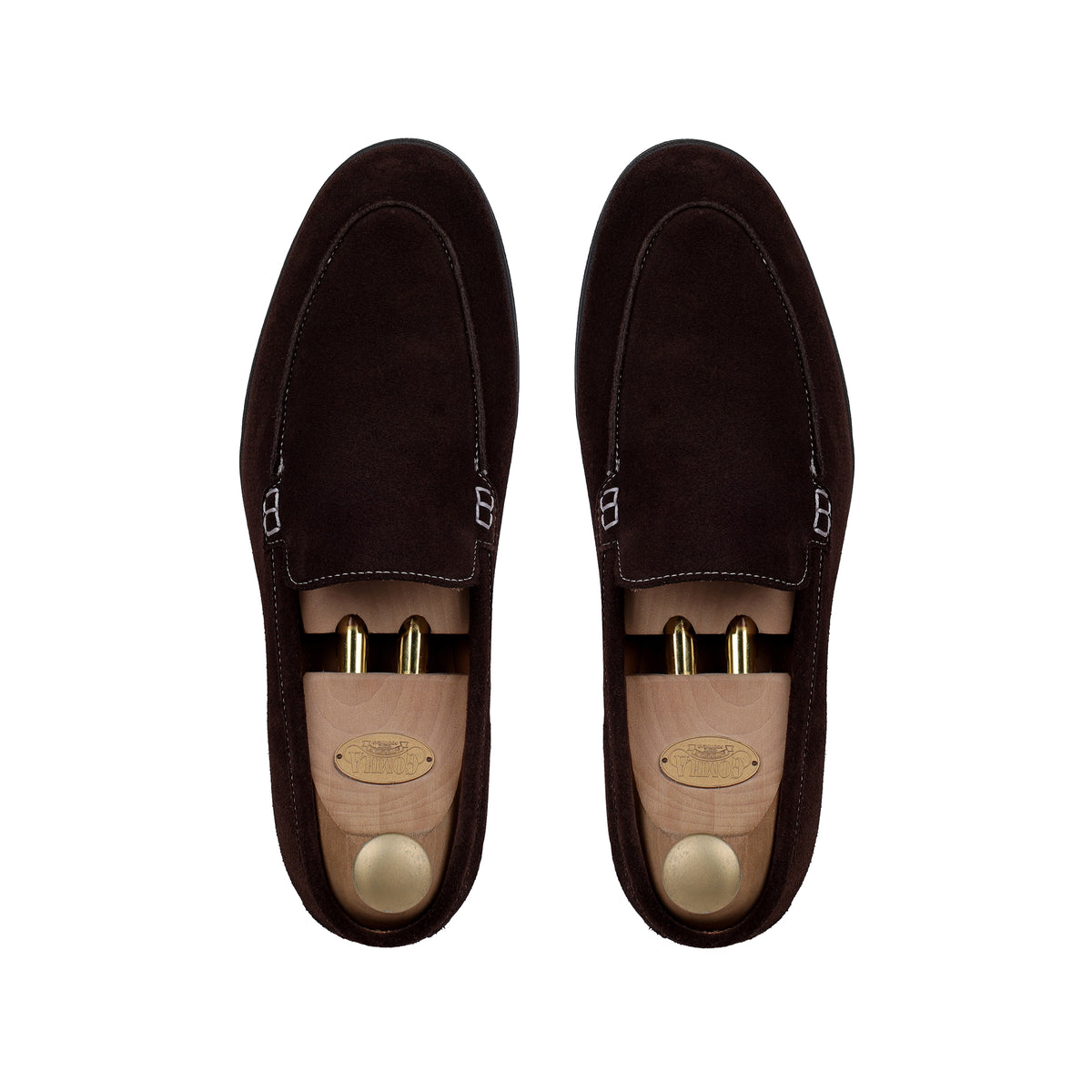 Crest - Men's Chocolate Brown Suede Loafer