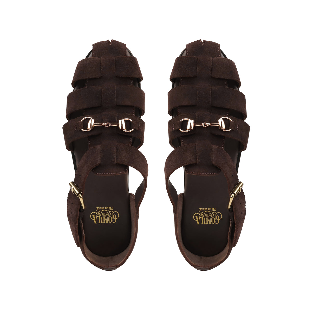Gaspar - Men's Chocolate Brown Suede Sandal