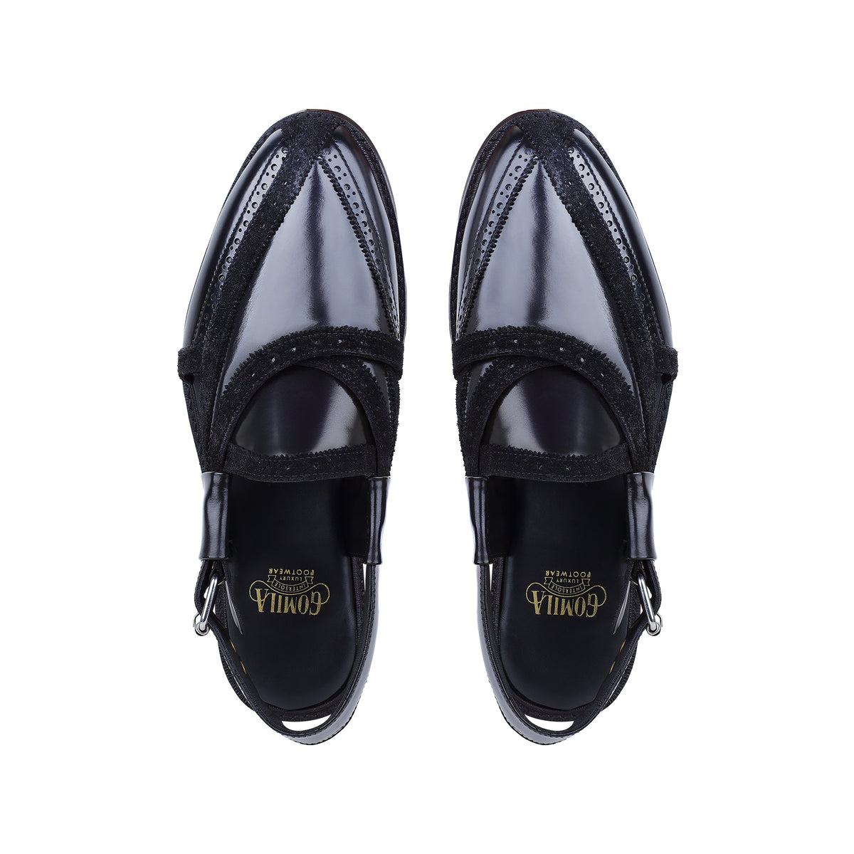 Musina - Black Leather Sandal